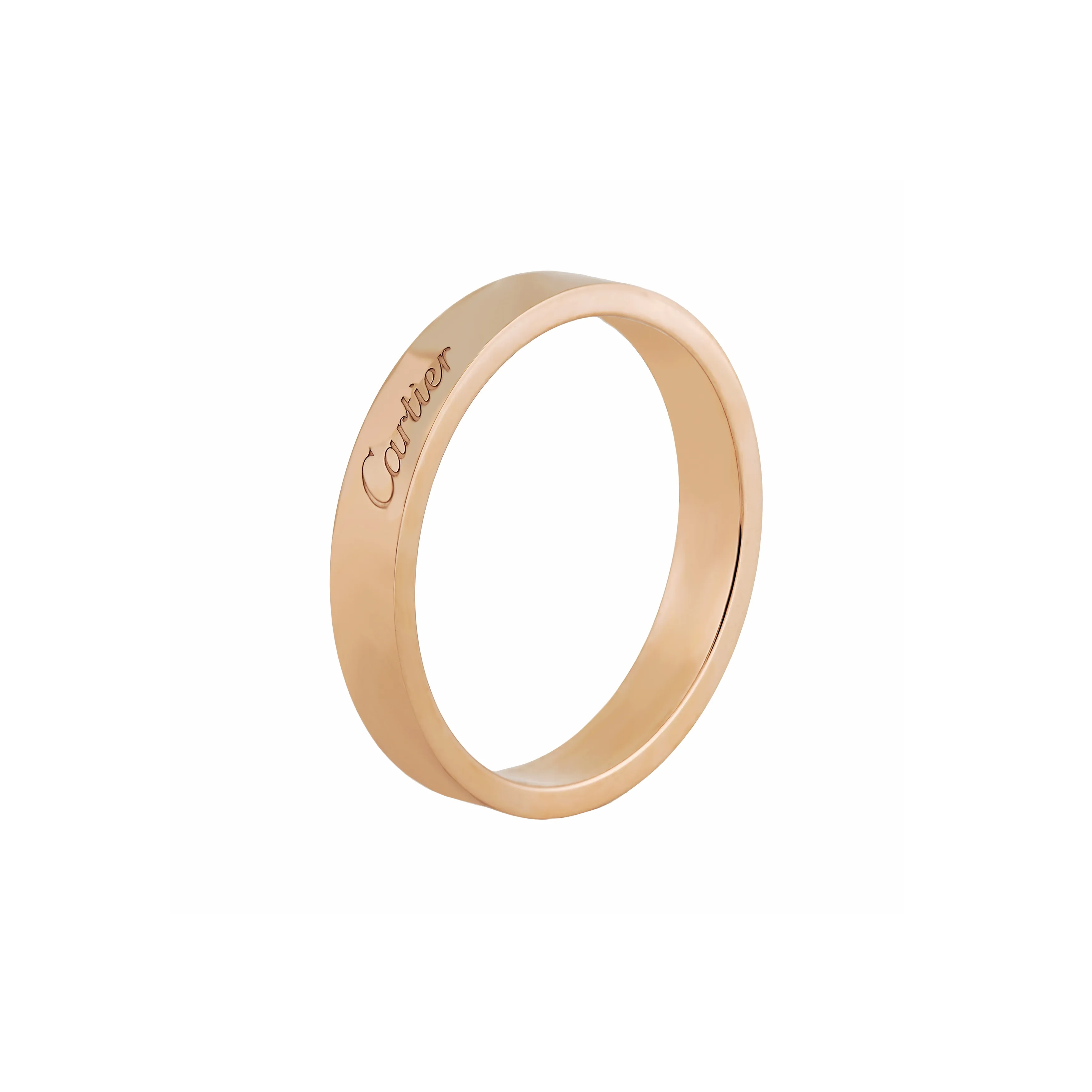CARTIER C De Cartier Rings 18K Rose Gold Rings Unisex