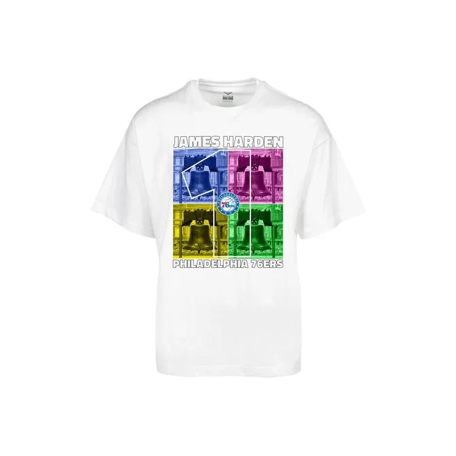 NBA 76ers Harden T-Shirt Унисекс Белый