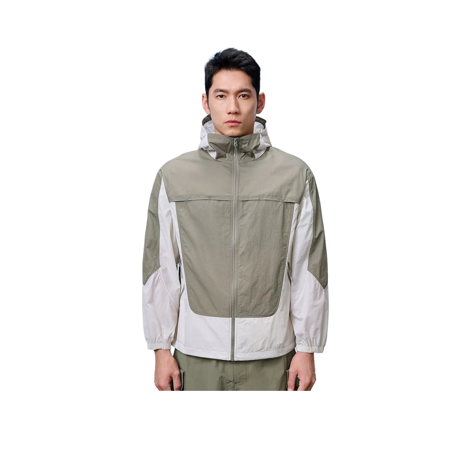 OUTDOOR PRODUCTS Sun Protection Clothing Men's Silver Green White