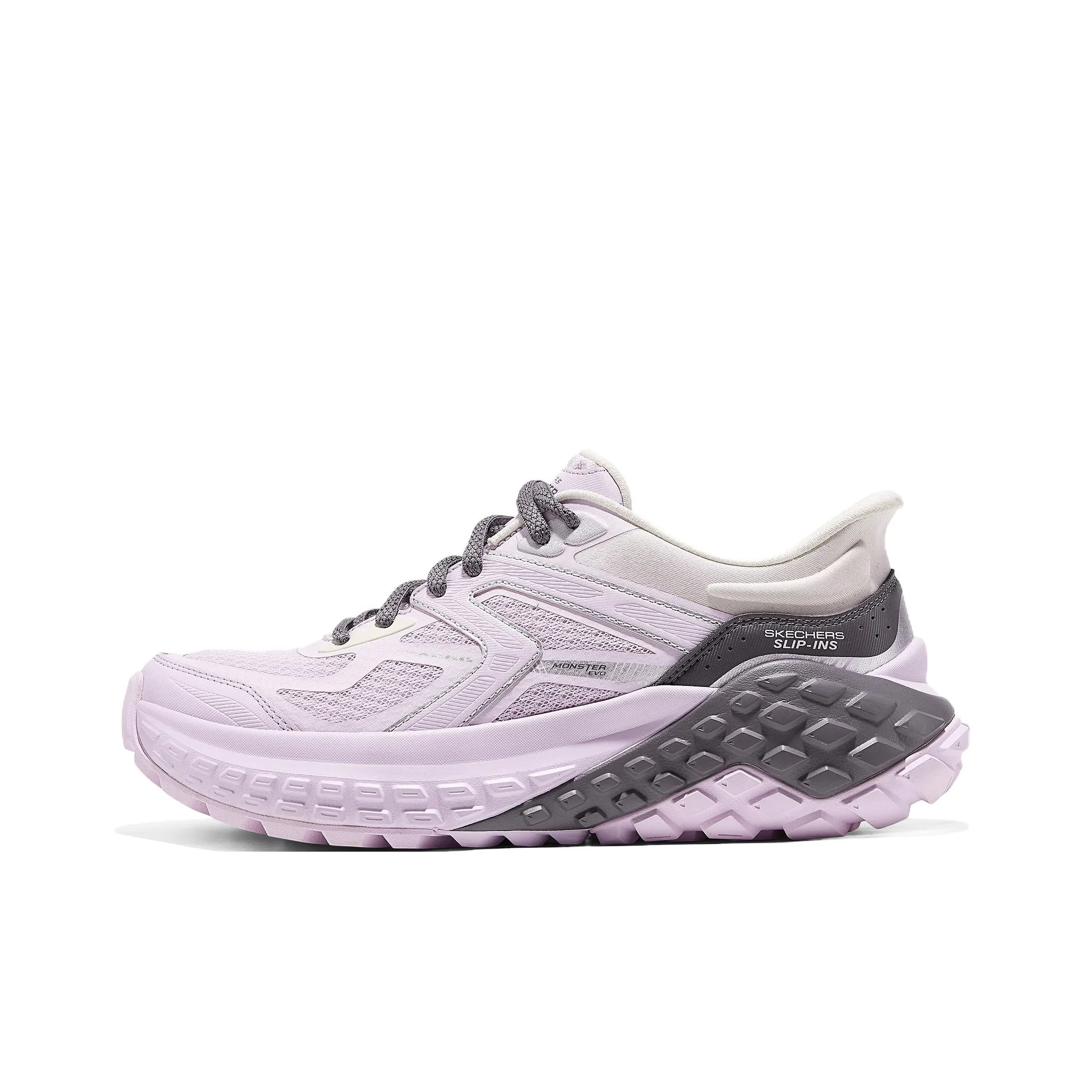 Skechers Monster Low Top Беговые кроссовки Женские Розовый Фиолетовый