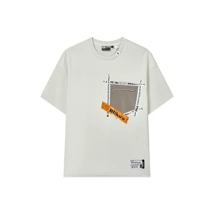 FILA x MIHARA YASUHIRO T Shirt Men's Morning Dew Gray