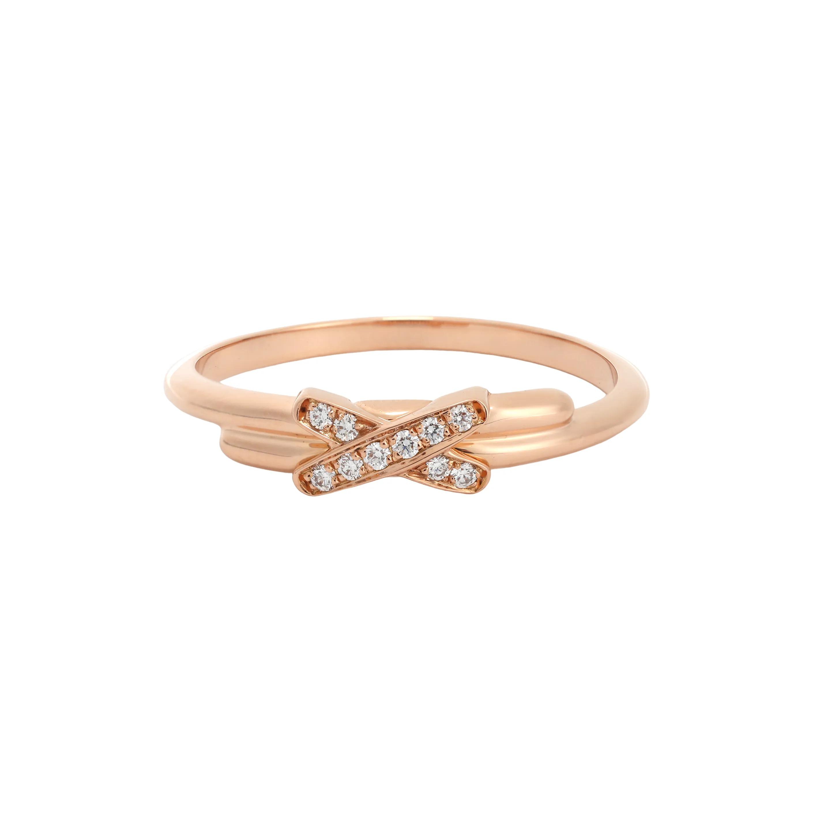 Chaumet Diamond Rings Women's Rose Gold