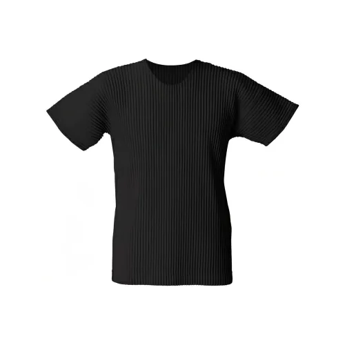 Homme Plissé Issey Miyake Черная Мужская Рубашка T