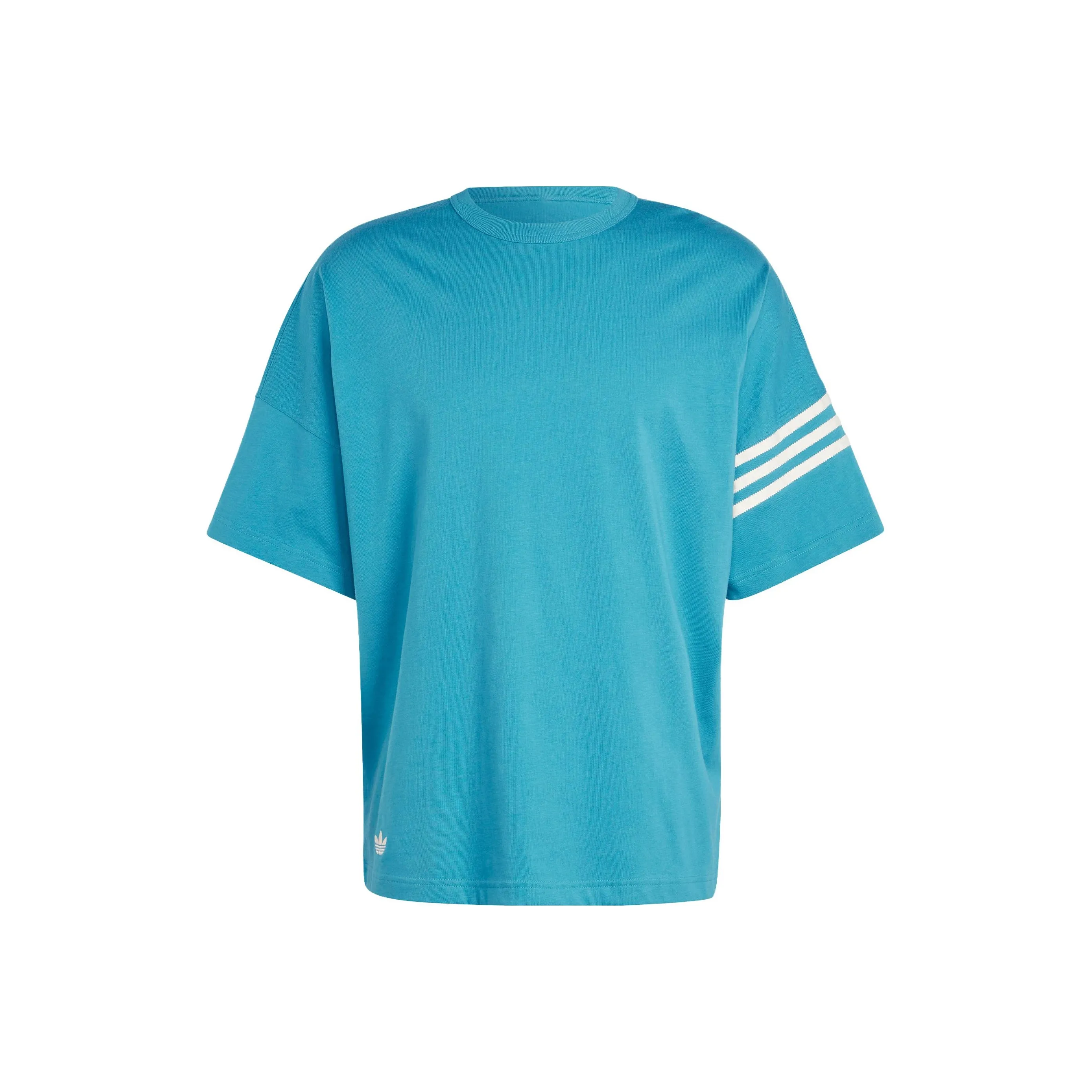 Adidas Originals Классический Three Stripe Series Three stripes Круглый вырез Пуловер Короткий рукав Т-Рубашка Мужская