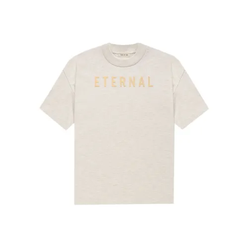Fear of GOD Светло-овсяная Унисекс T-рубашка