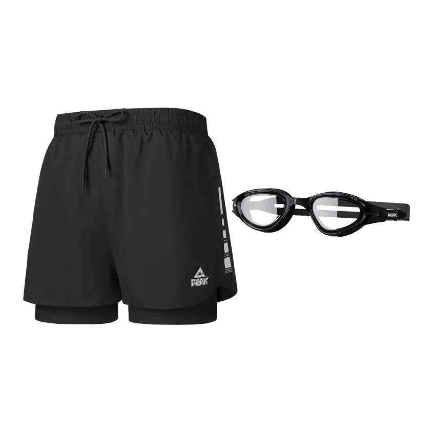PEAK Swimming Sets Polyester/Elastane Men's Black