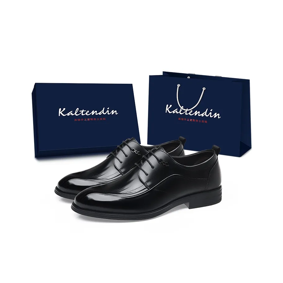 Kaltendin Top Grain Cow Leather, Versatile Classic Comfortable Gentleman Dress Shoes Men's