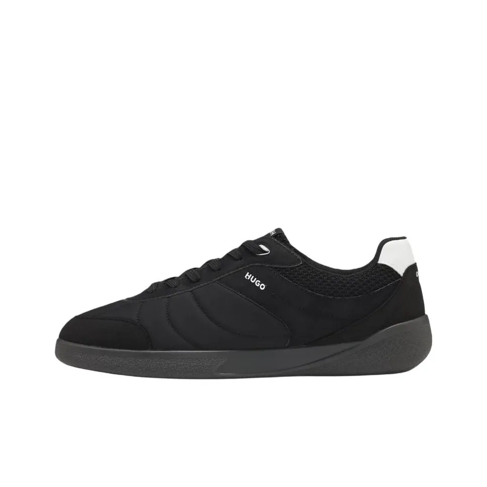 HUGO BOSS Low Top Casual Shoes Men's Pure Black