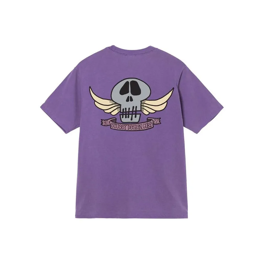 Stussy Skull Wings Pigment Dyed Tee