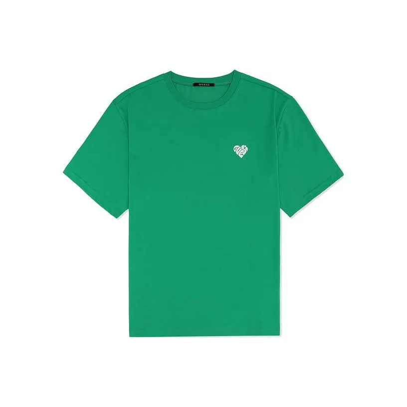 GUESS T Shirts Men's Green