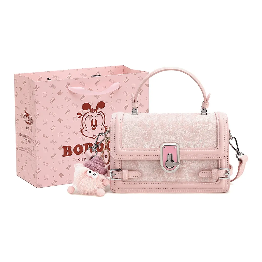 BOBDOG ПУ (полиуретан) Луна Treasure Box Сумка сумка через плечо сумка через плечо Обычный Women's Silver Серый