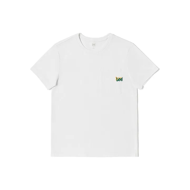 Lee совместный бренд модель Белый Мужская T-рубашка