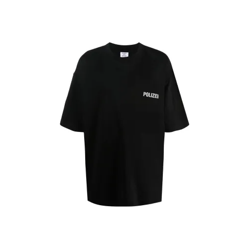 Vetements Черная Мужская Рубашка