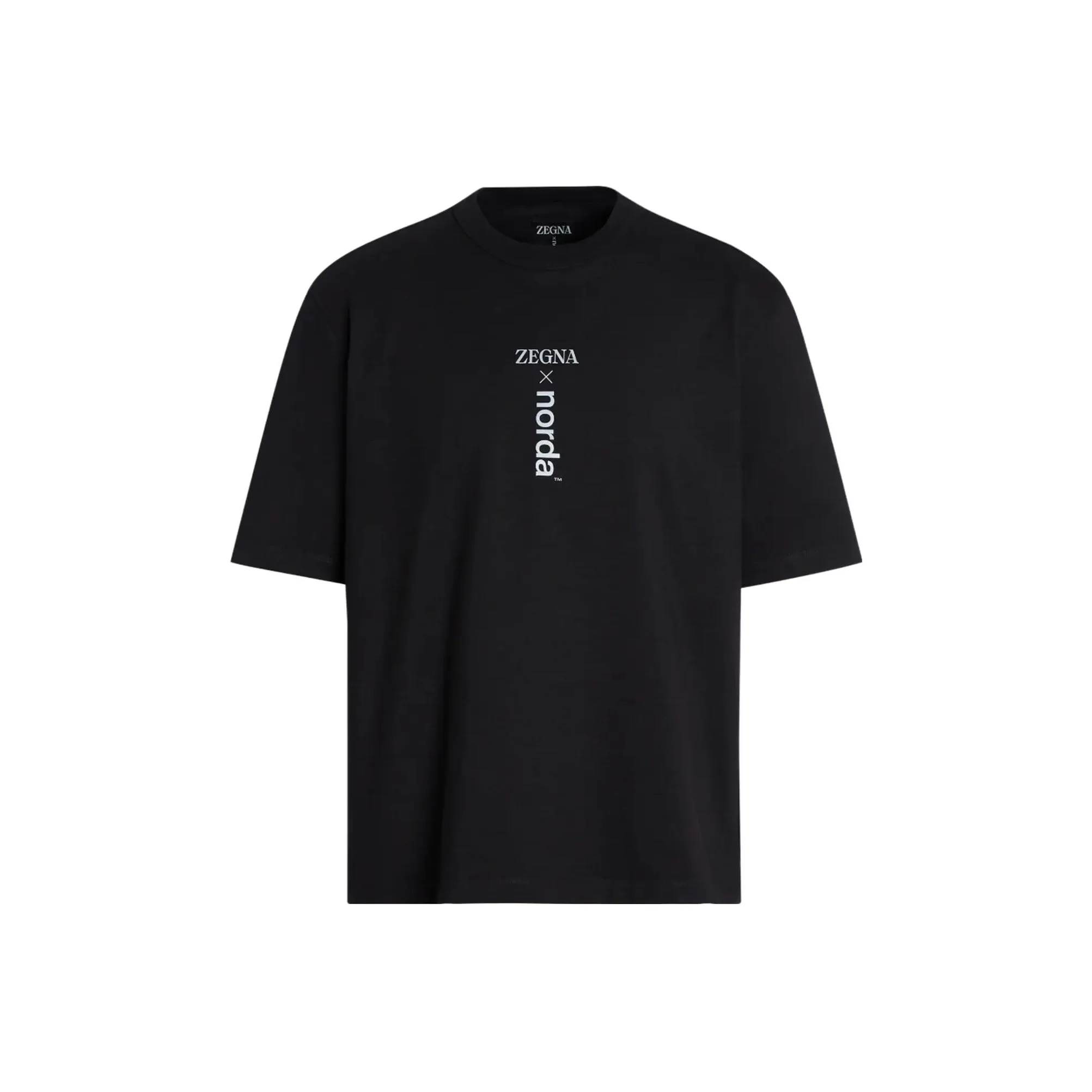 Zegna X NORDA Co Брендированная Серия T Рубашка Мужская Черная