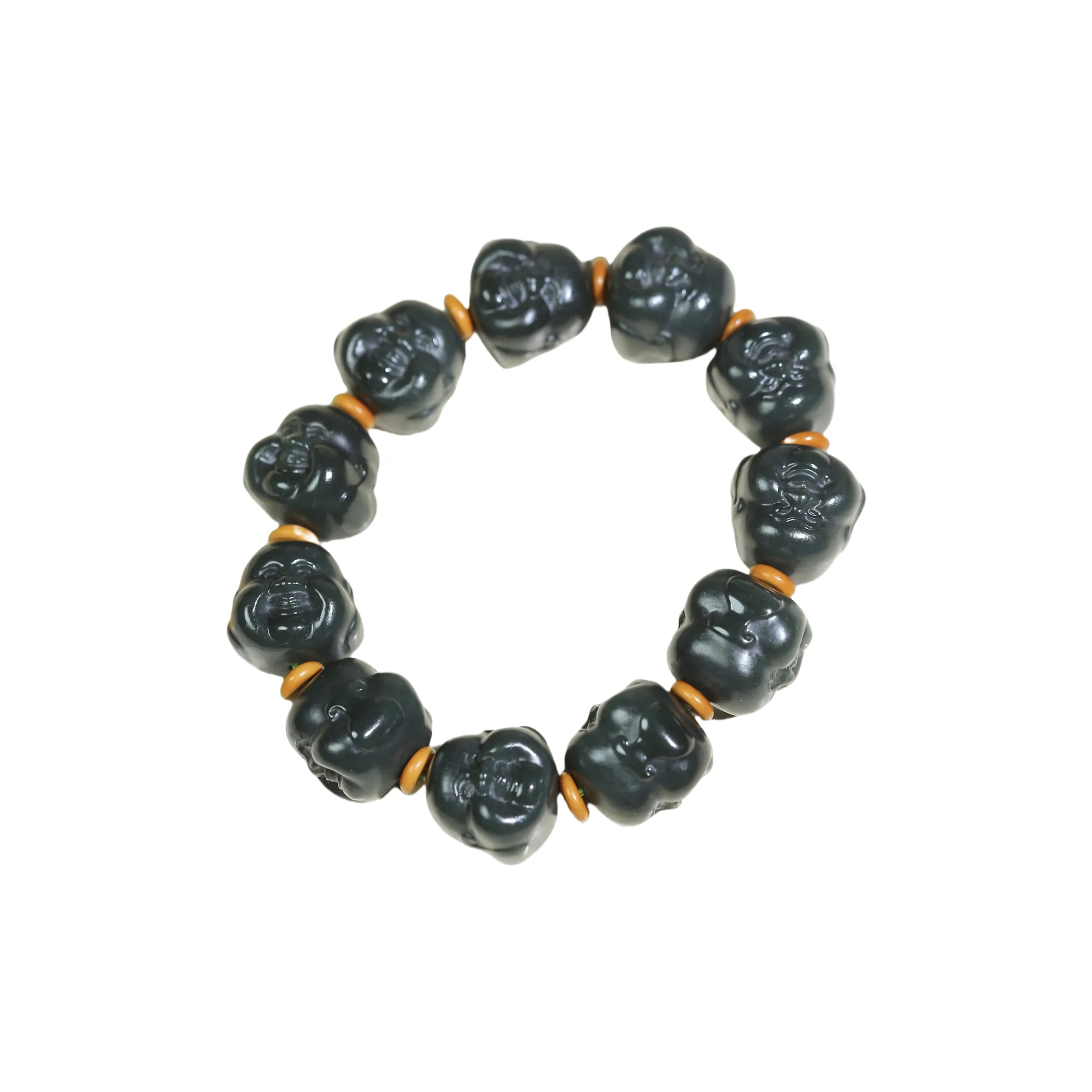 Jade Charm Yao Bracelets Green Jade Unisex