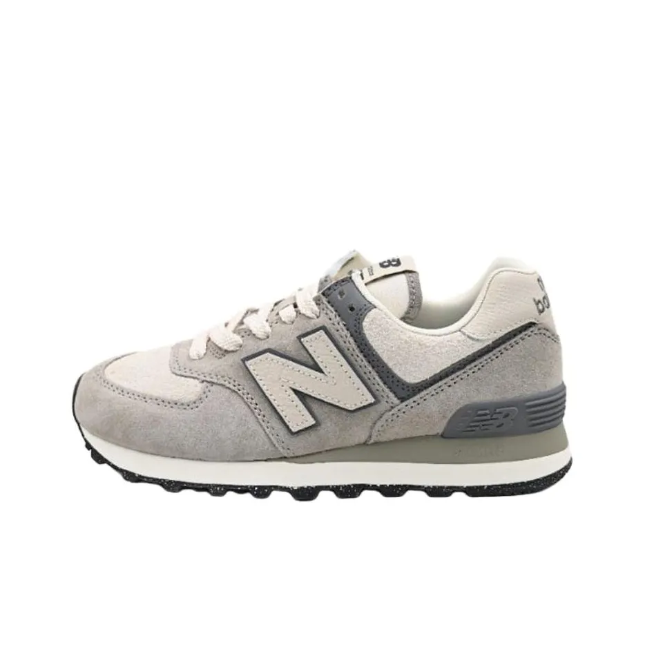 New Balance NB 574 Устойчивый к истиранию Низкий Топ Повседневная обувь Женская Серый
