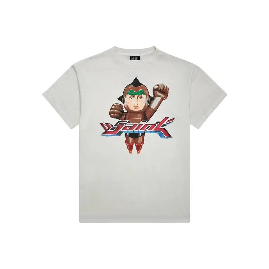 SAINT Mxxxxxx Белая Мужская T-Рубашка