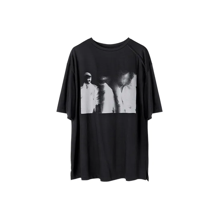 HUANXIANGZHE T-Shirt Унисекс Черный