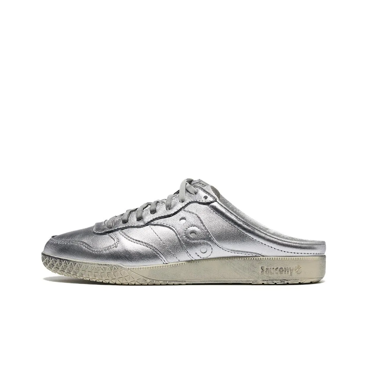 Saucony Bullet CT Устойчивый к истиранию Домашние тапочки Унисекс Серебряный