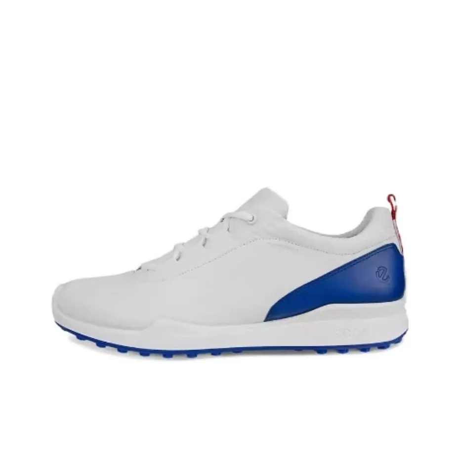 ecco Goretex Low Top Casual Shoes Men's White Blue
