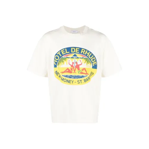 Rhude Белый Мужские Рубашки