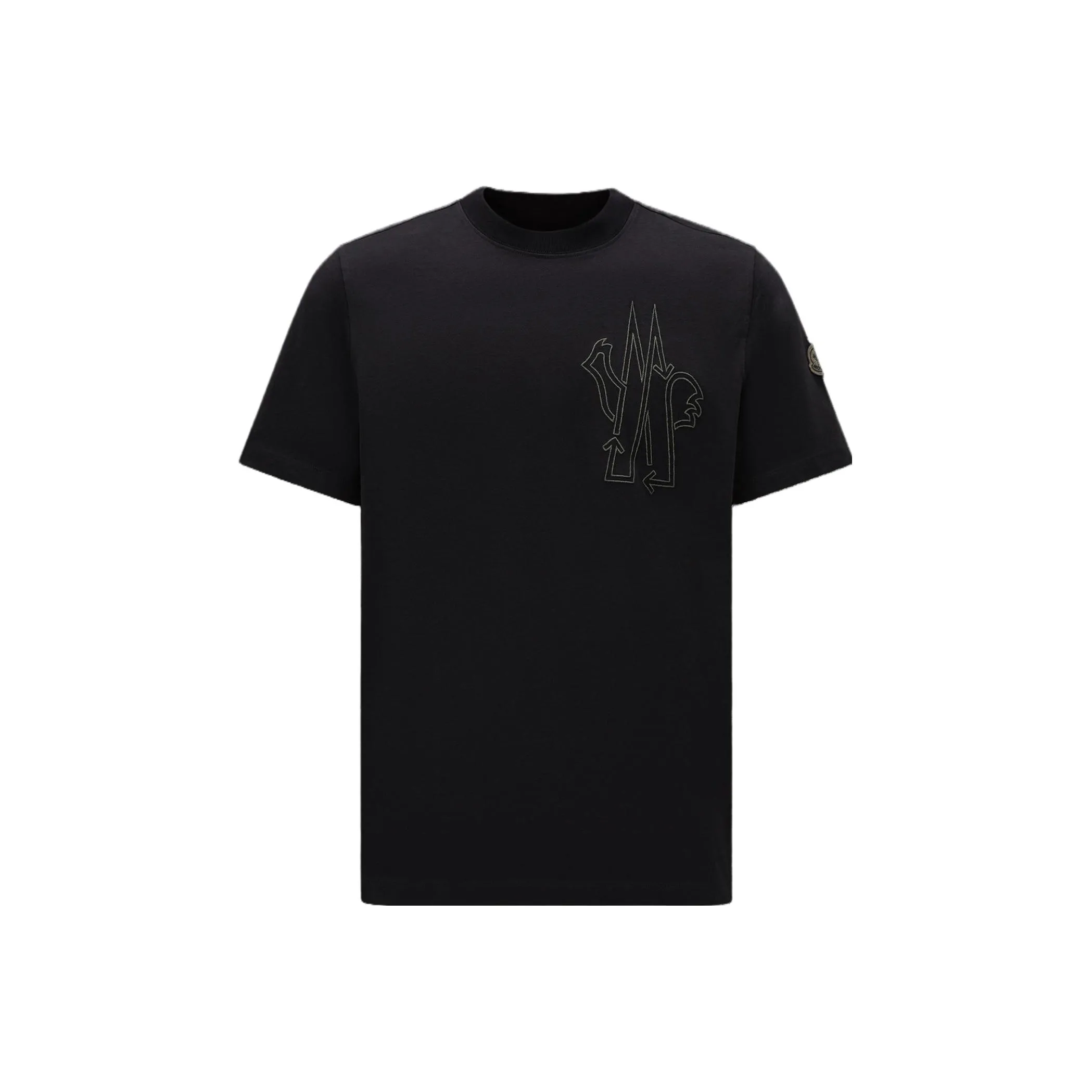 Moncler SS23 BORN TO PROTECT Series T Shirt Men's Black