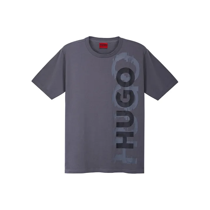 Hugo Boss SS23 T Рубашка Мужская Светло-Серый