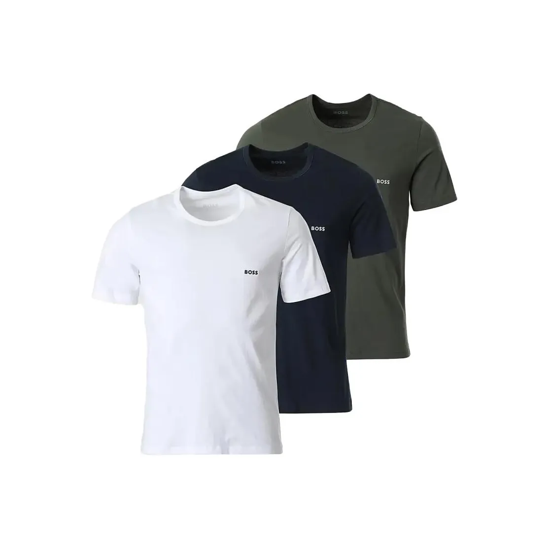 HUGO BOSS Men 3-Pack Classic Short Sleeve Round Neck T-Shirt