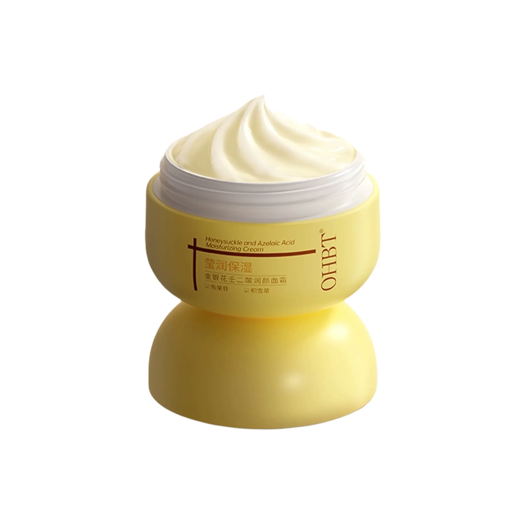 OHBT Золотой Серебряный Цветочный дизайн Azelaic ACID Увлажняющий Лицо Крем Увлажняющий и Гидратирующий 50г 50г*2