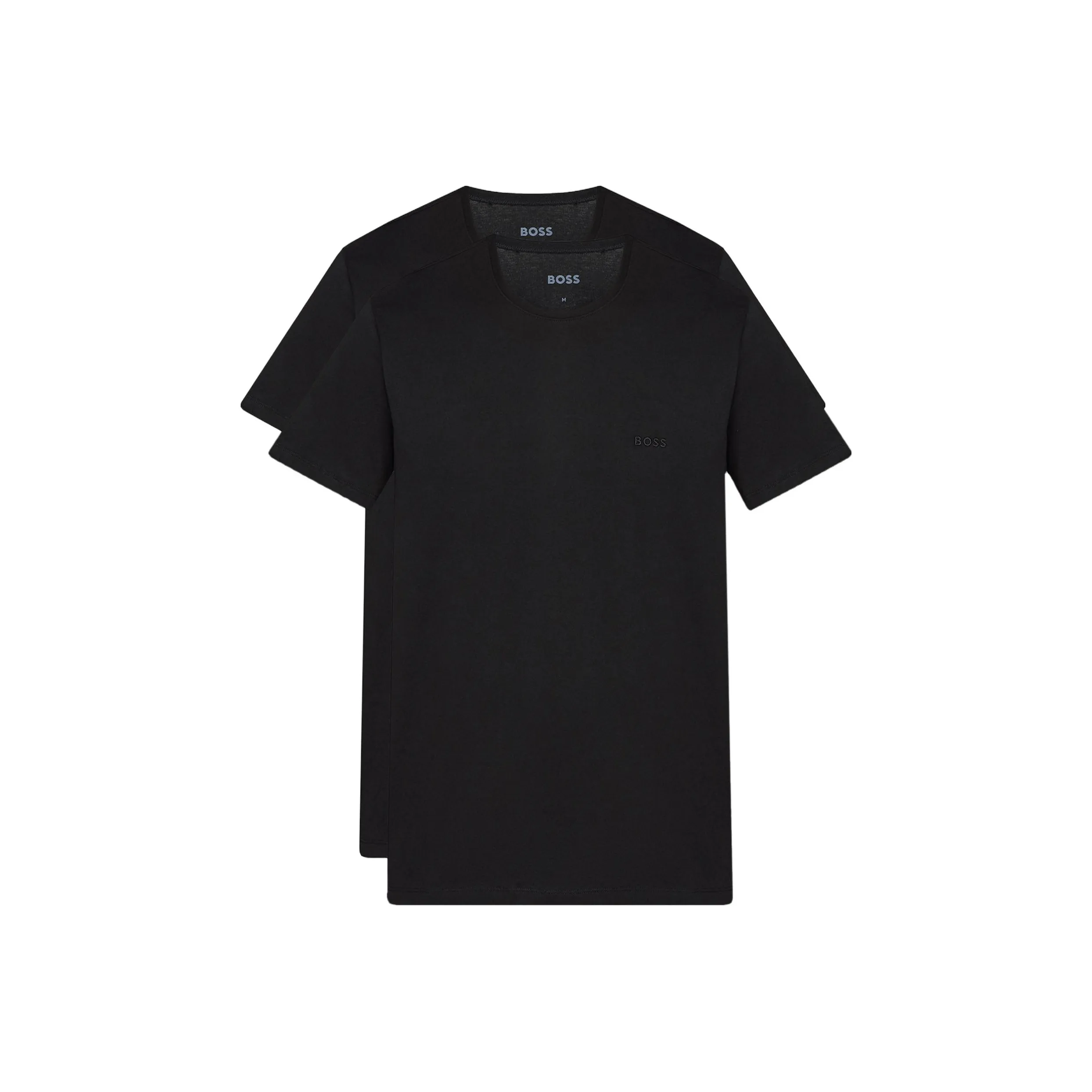 Hugo Boss T-Рубашка Мужская 2 Пачки Черный