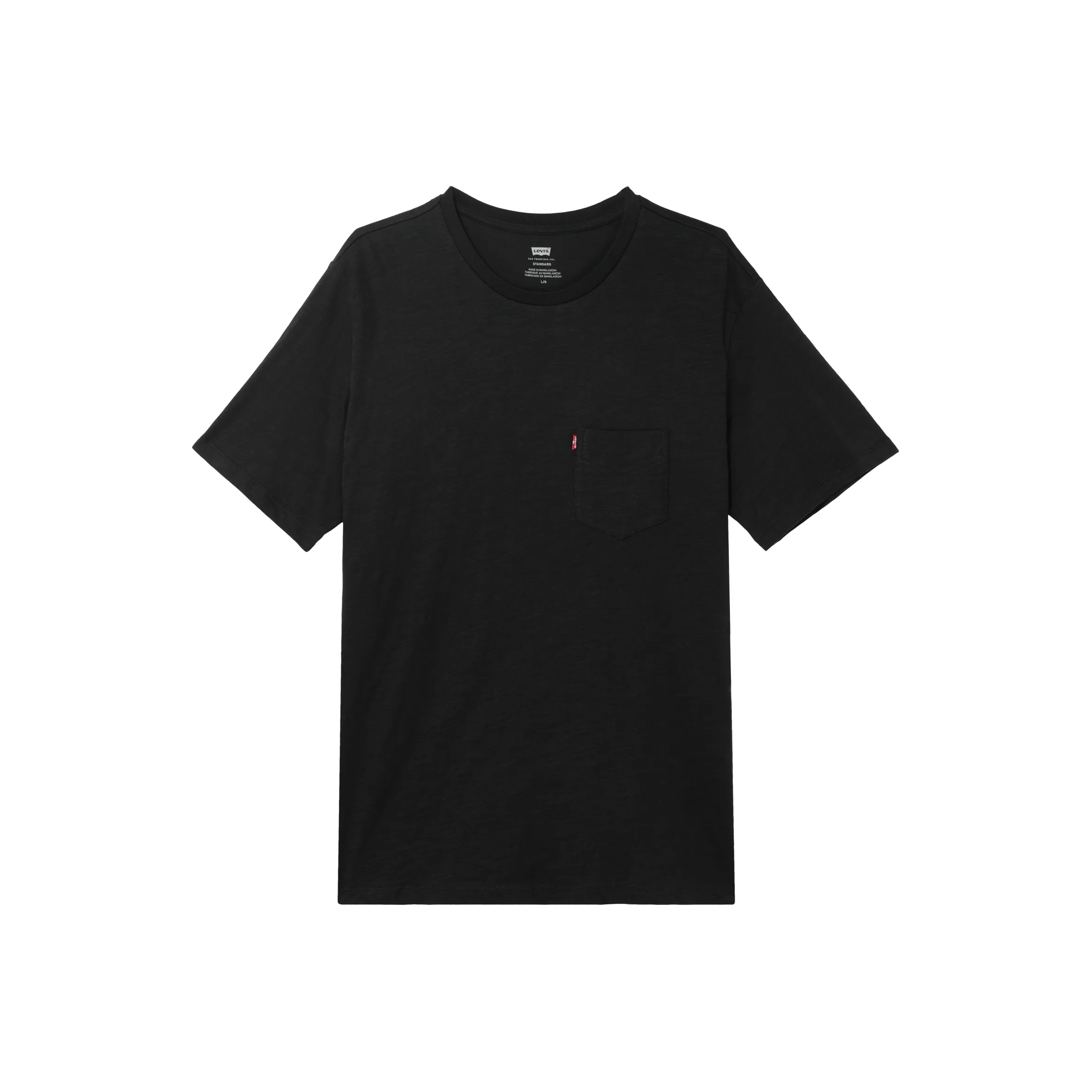 Levis Мужские Черные T-Рубашки