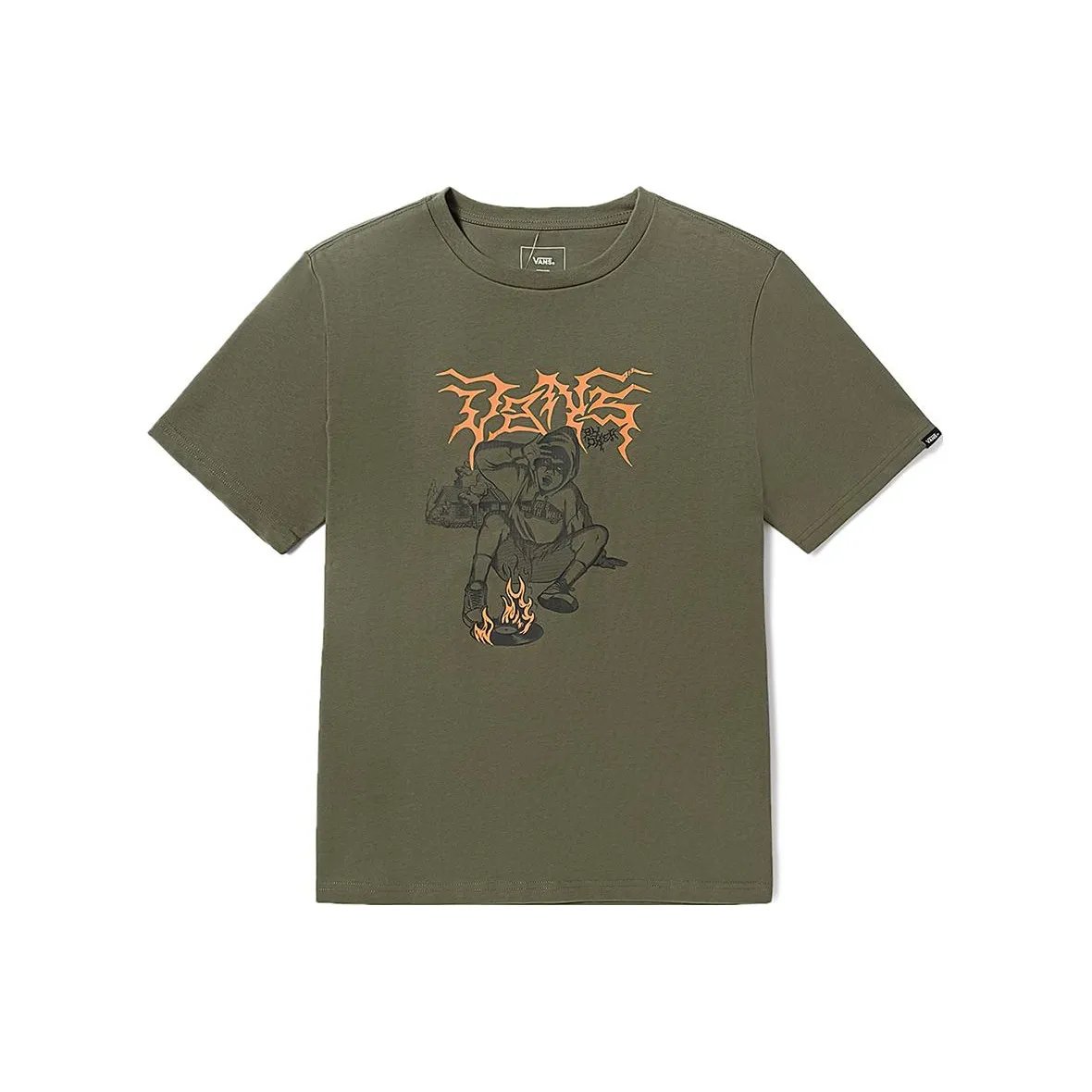 VANS Армейский зеленый Унисекс Футболка
