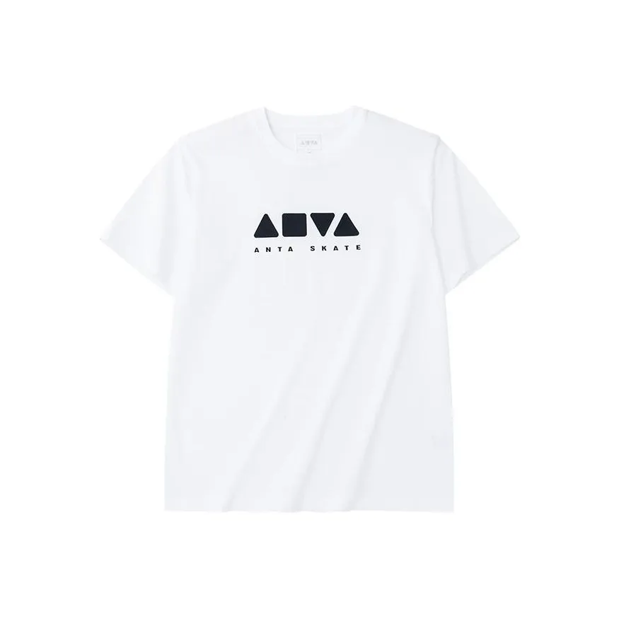 Anta T Shirt Unisex Snowflake White