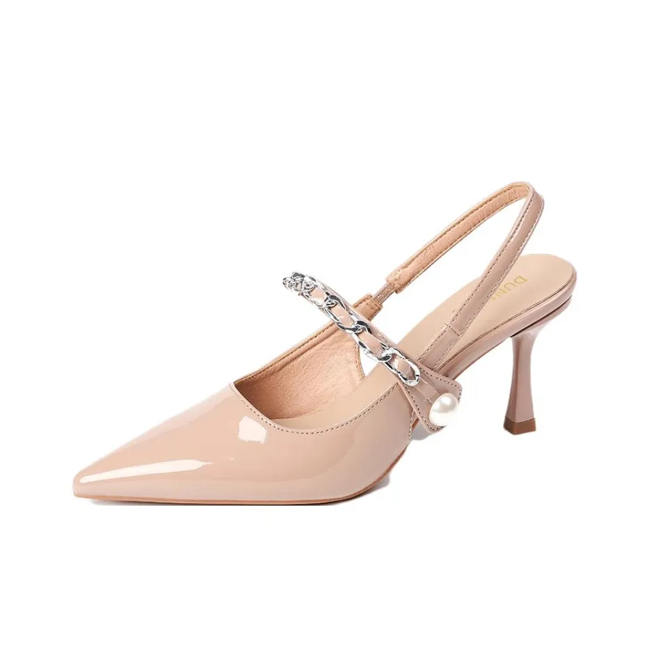 Dunnu Узкий каблук Высокие каблуки 7 см Женские Телесный