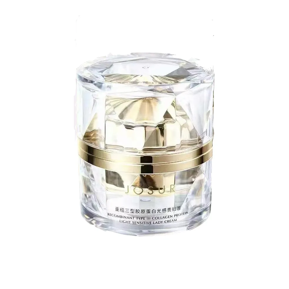 JIUSE Реконструированный Тип III Коллаген Яичный Белый Свет Чувствительный Роскошный Крем Длинный Тривальный Естественный Водонепроницаемый Макияж