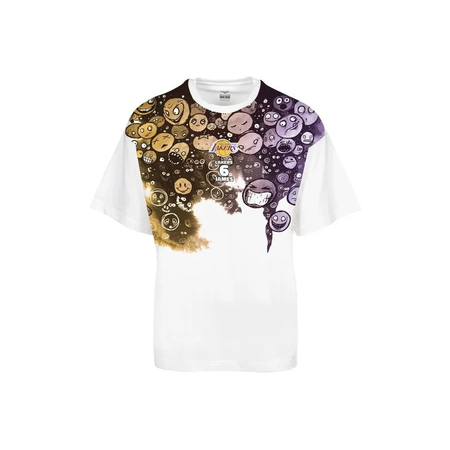 NBA James T Shirts Men's White