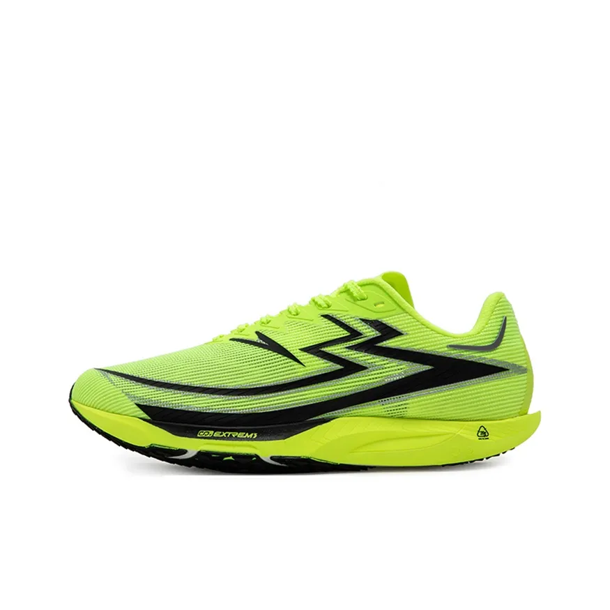 361° Speed Future Шокабассеры Противоскользящие Устойчивые к истиранию Низкий Топ Тренировочные Беговые кроссовки Унисекс Зеленый