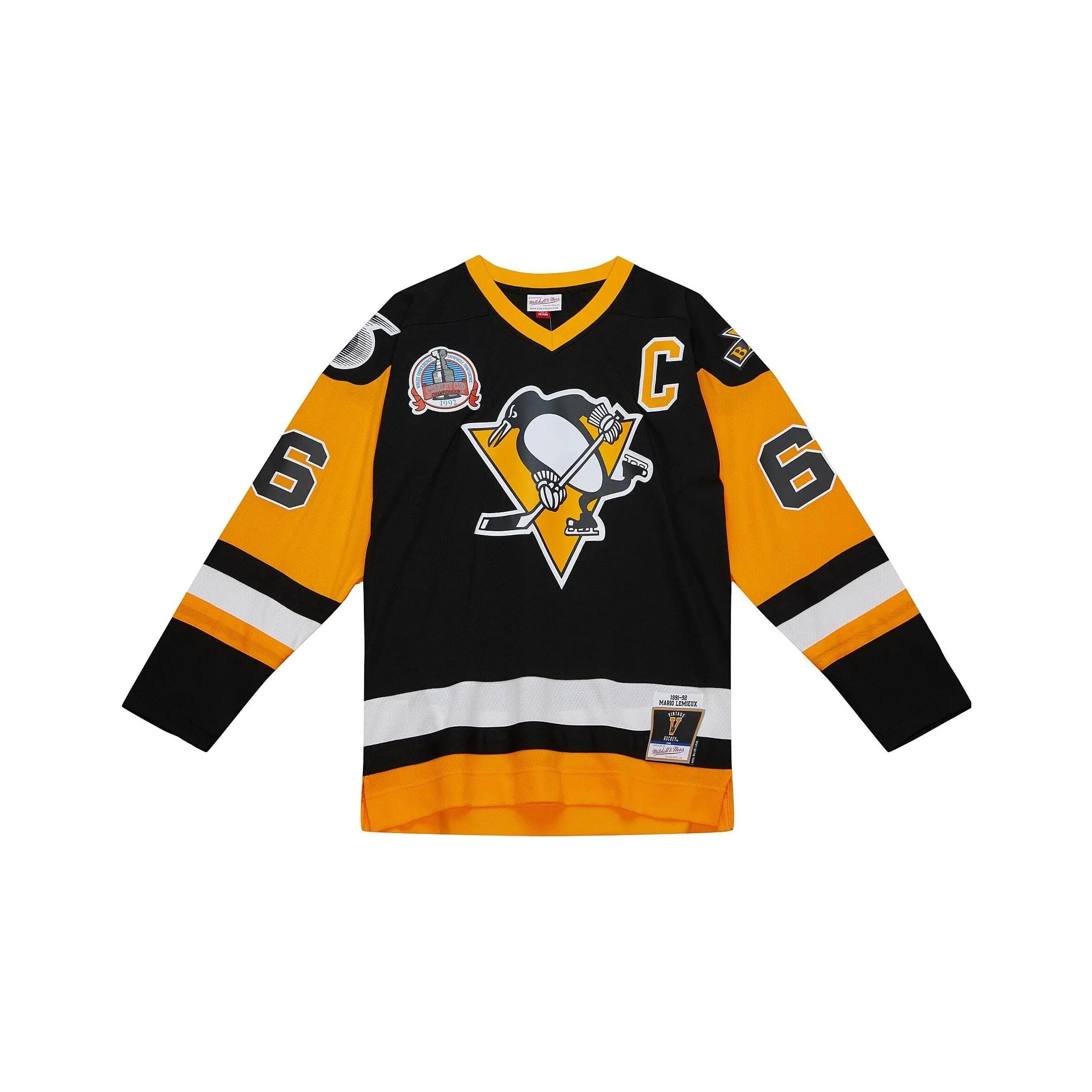 Mitchell Ness Nhl Dark 'Penguins 1992 Mario Lemieux' Jersey