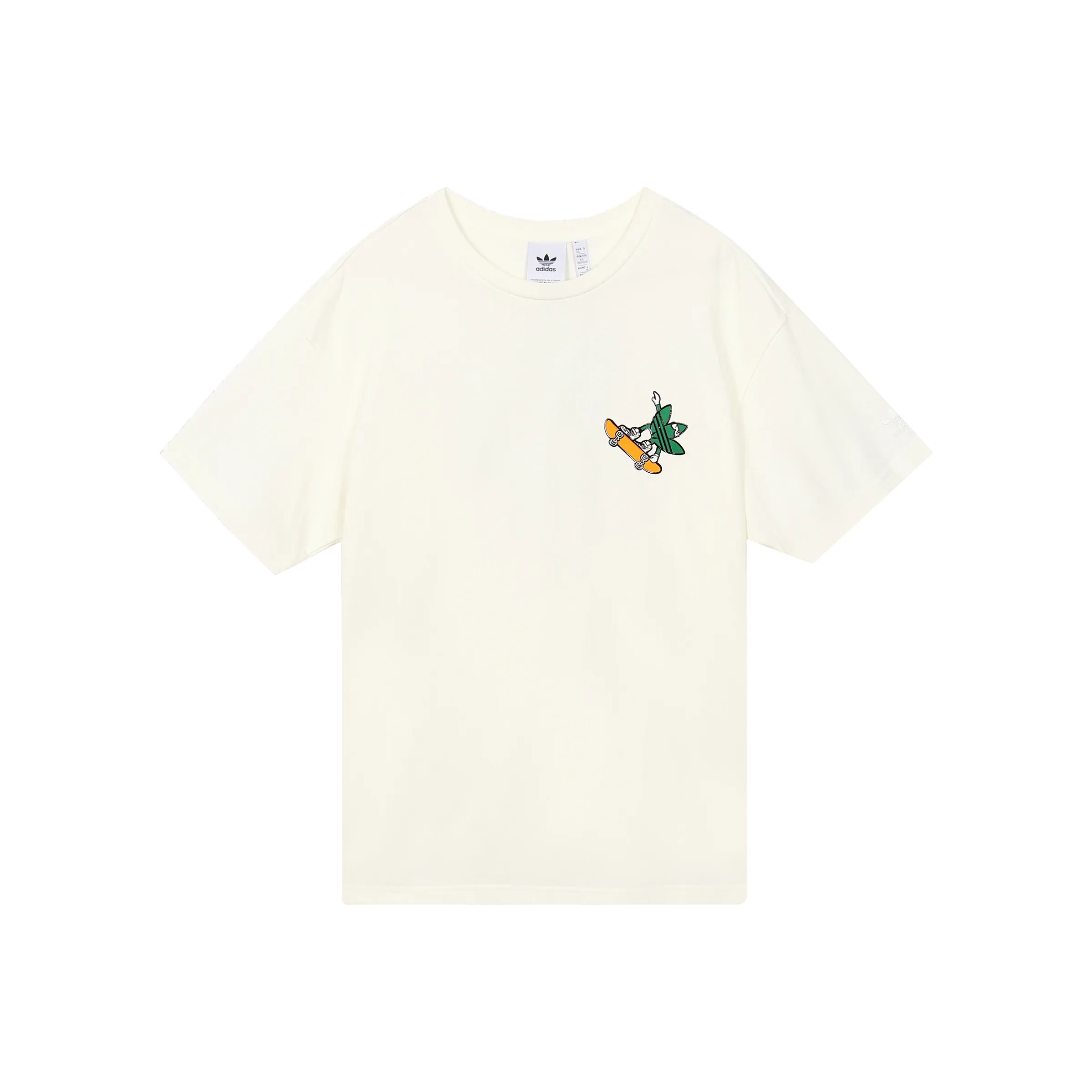 Adidas Originals T-Shirt Мужской Нефрит Белый