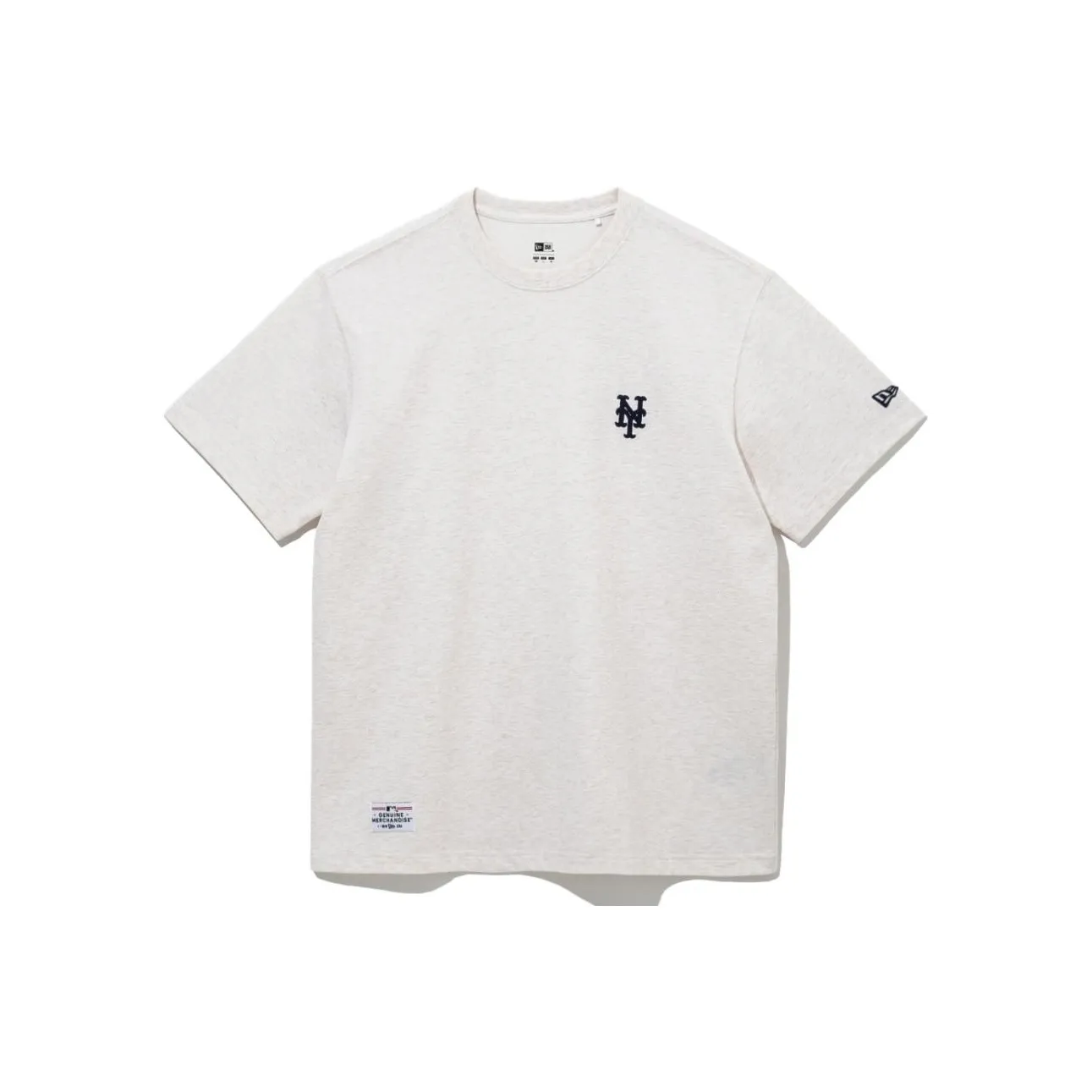 New Era X MLB Letter Logo Print Crewneck Short Sleeve T-Shirt Brown