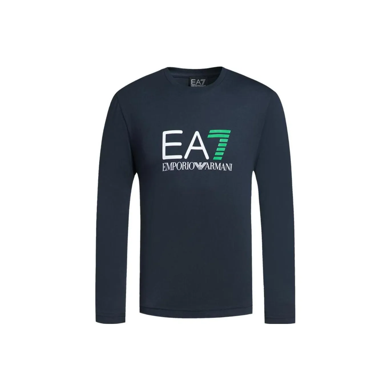 EMPORIO ARMANI EA7 SS23 T Рубашка Мужская Морской Синий