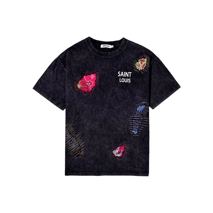 SSSAINT LOUIS T Shirts Men's Black