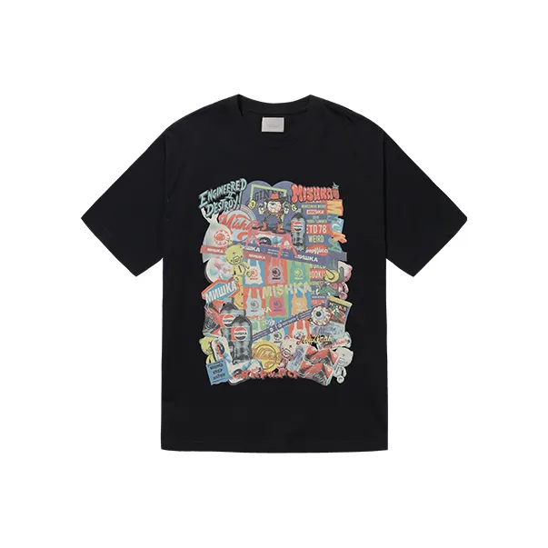 Mishkanyc Короткий рукав T-рубашки унисекс