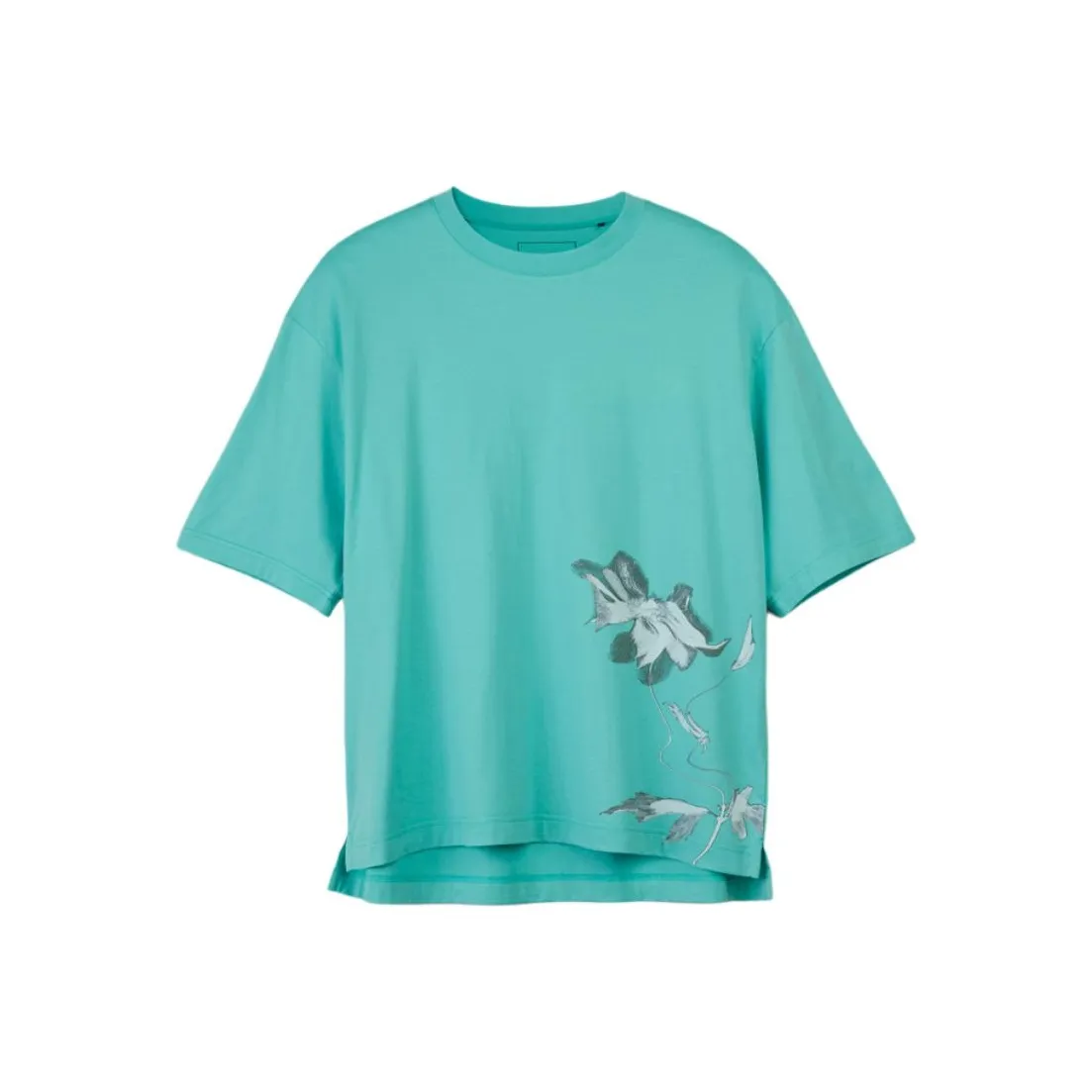 Y 3 Синяя Унисекс Футболка