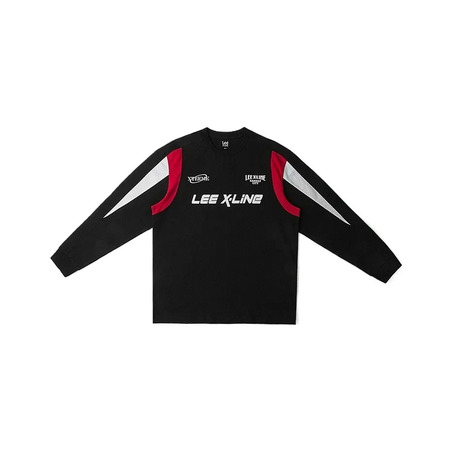 Мужская черная футболка Lee co-branded model Xline