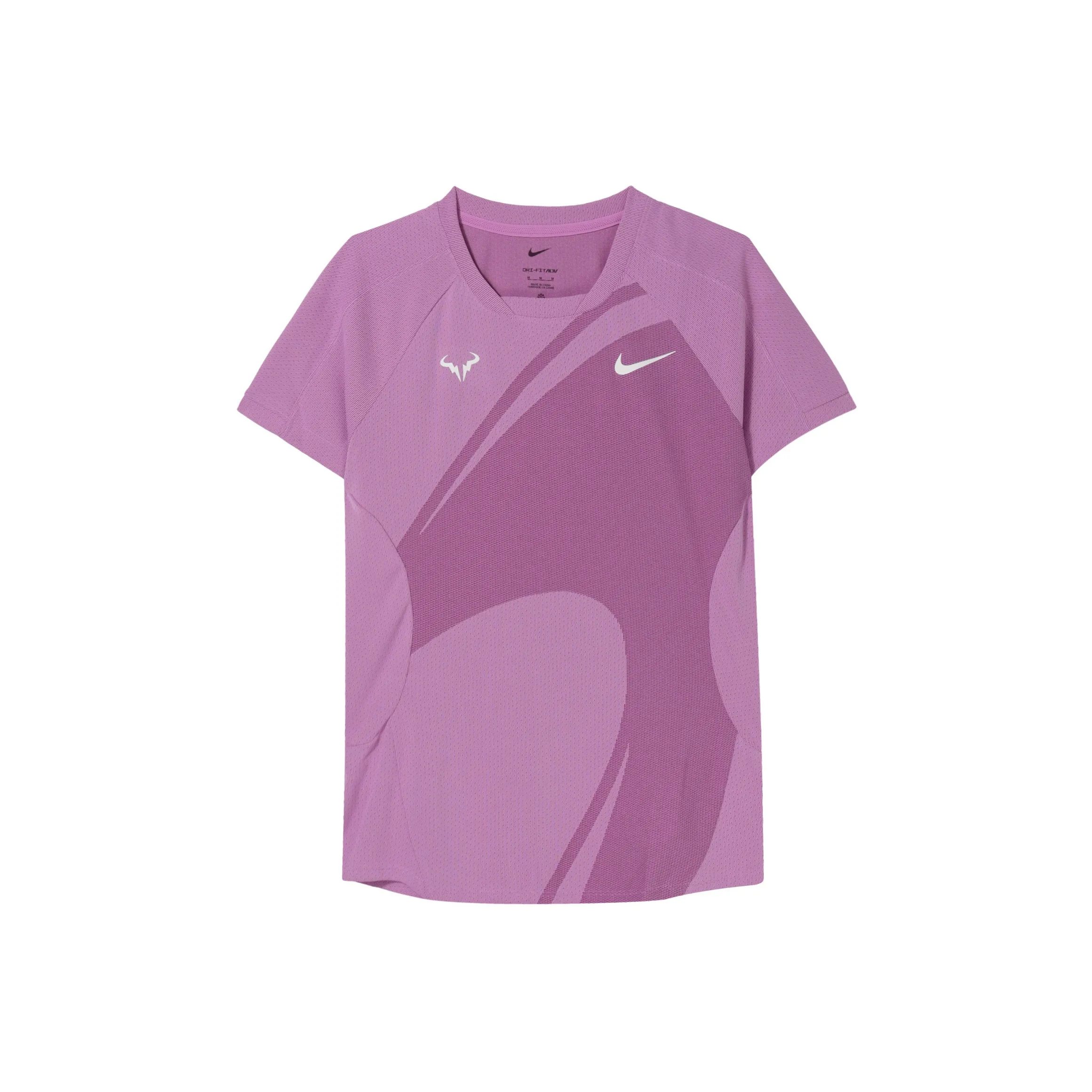 Nike Dri Fit T-Shirt Мужской Темно-фиолетовый Красный