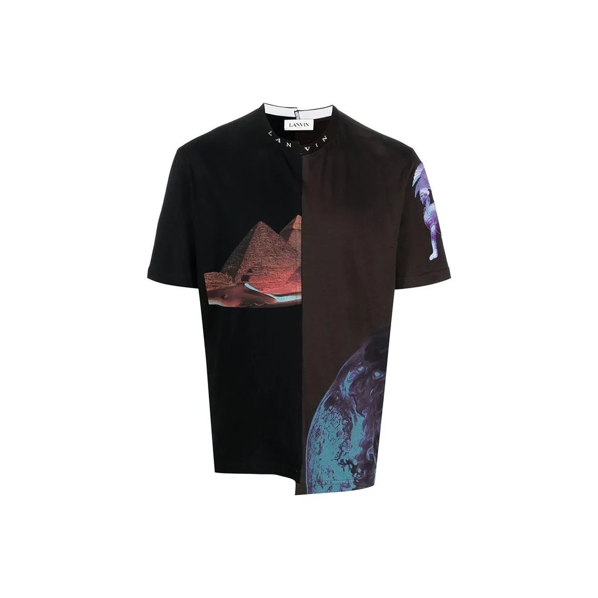 Lanvin Мужские черные рубашки T