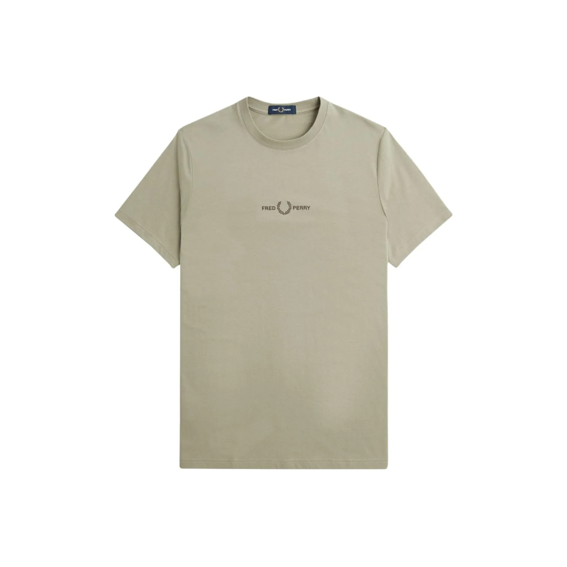 FRED PERRY Серый Мужской T-Рубашки