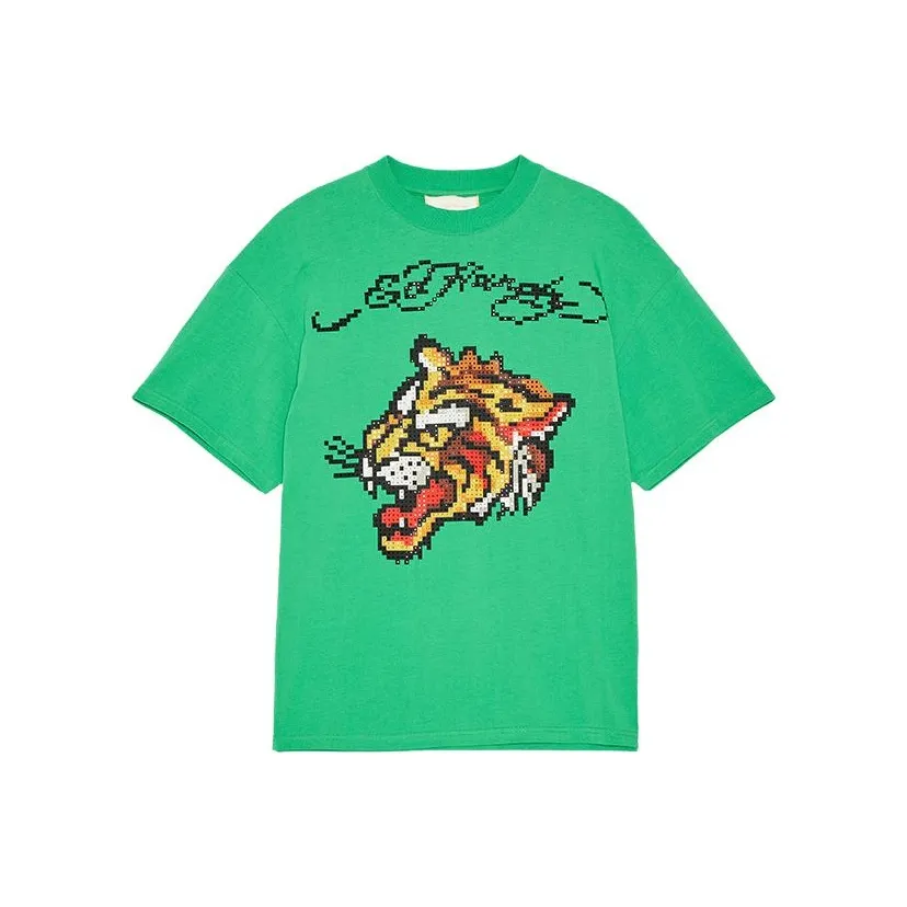 Ed Hardy T Shirts Men's Olive Green