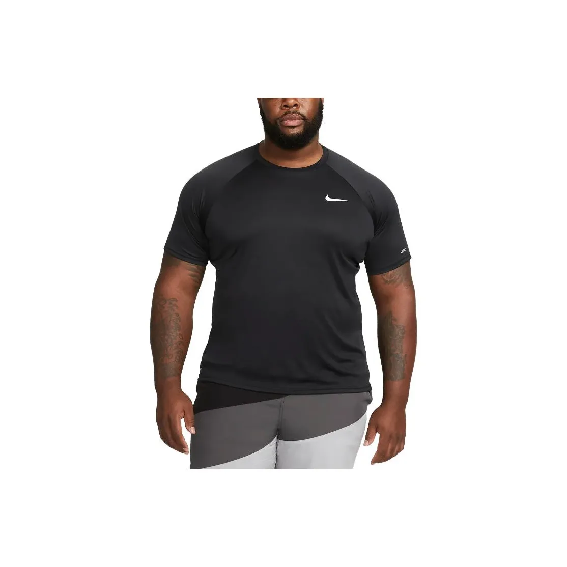 Nike Essential Dri FIT Men's Short Sleeve Swim Hydroguard Extended Size